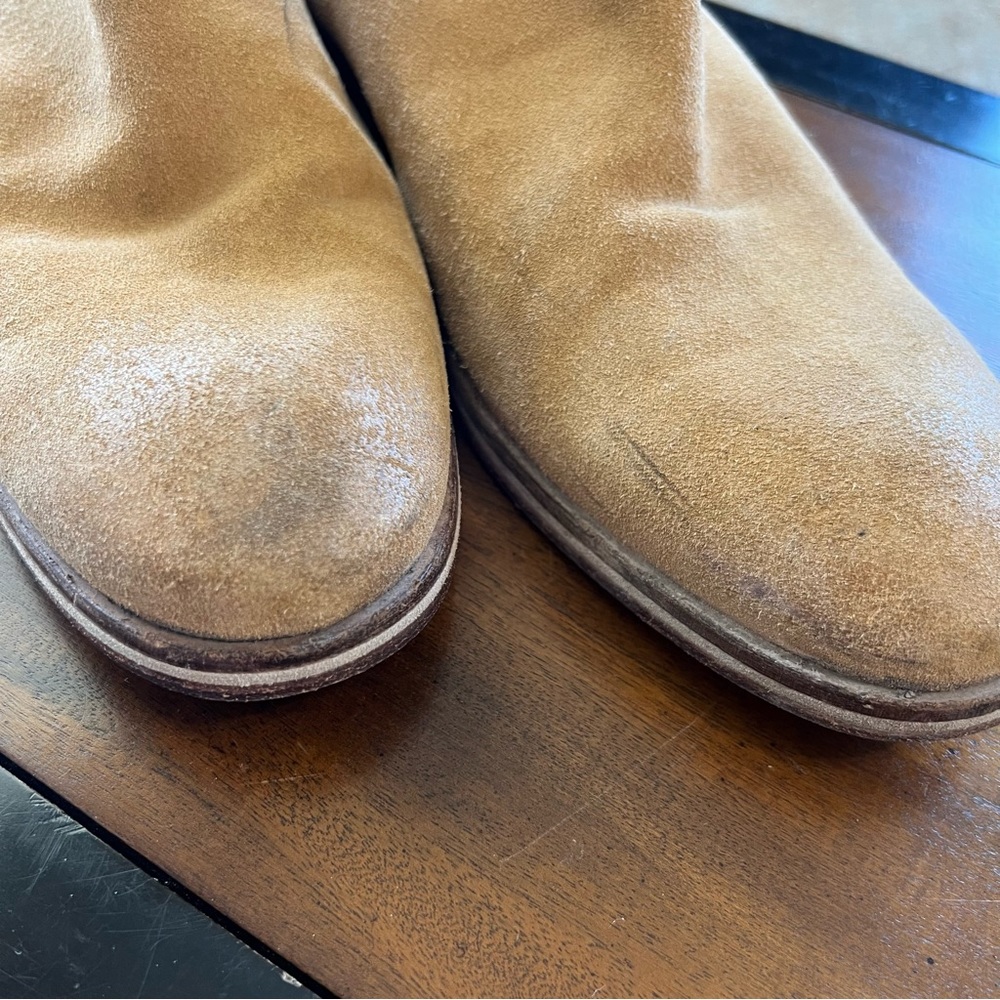 SuperDry Boots Size 8 men’s Tan Suede Hand Crafted - Picture 9 of 9